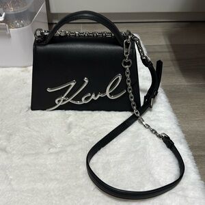 BRAND NEW KARL LAGERFELD BLACK CROSSBODY BAG